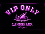 Landshark Lager VIP Only LED Neon Sign Electrical - Purple - TheLedHeroes