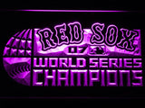 Boston Red Sox World Series Champions 07 LED Neon Sign USB - Purple - TheLedHeroes