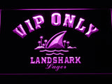 FREE Landshark Lager VIP Only LED Sign - Purple - TheLedHeroes