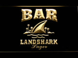 Landshark Lager Bar LED Neon Sign Electrical - Yellow - TheLedHeroes