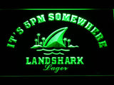 Landshark Lager It's 5pm Somewhere LED Neon Sign Electrical -  - TheLedHeroes