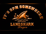 Landshark Lager It's 5pm Somewhere LED Neon Sign USB -  - TheLedHeroes