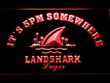 Landshark Lager It's 5pm Somewhere LED Neon Sign USB -  - TheLedHeroes