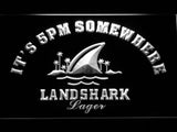 Landshark Lager It's 5pm Somewhere LED Neon Sign Electrical -  - TheLedHeroes