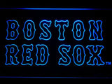 Boston Red Sox (3) LED Neon Sign USB - Blue - TheLedHeroes