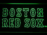 Boston Red Sox (3) LED Neon Sign USB - Green - TheLedHeroes