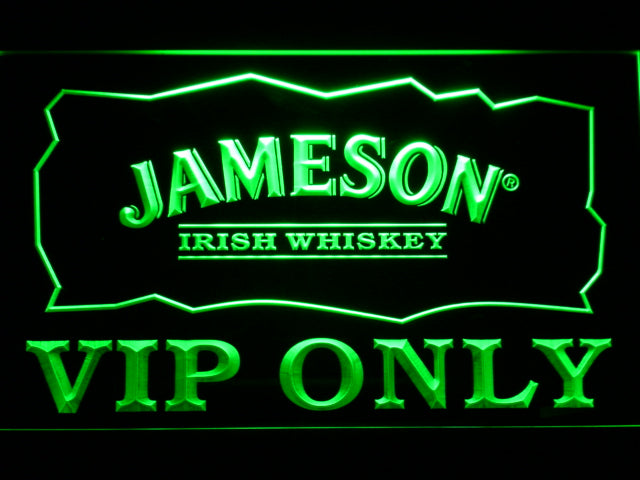 FREE Jameson VIP Only LED Sign - Green - TheLedHeroes