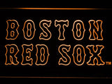 Boston Red Sox (3) LED Neon Sign USB - Orange - TheLedHeroes