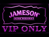 Jameson VIP Only LED Neon Sign USB - Purple - TheLedHeroes
