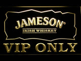 Jameson VIP Only LED Neon Sign Electrical - Yellow - TheLedHeroes