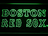 Boston Red Sox (4) LED Neon Sign USB - Green - TheLedHeroes