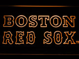 Boston Red Sox (4) LED Neon Sign USB - Orange - TheLedHeroes