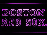 Boston Red Sox (4) LED Neon Sign Electrical - Purple - TheLedHeroes