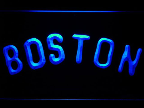 Boston Red Sox (5) LED Neon Sign USB - Blue - TheLedHeroes