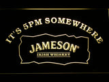 FREE Jameson It's 5pm Somewhere LED Sign - Yellow - TheLedHeroes