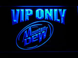 Mountain Dew VIP Only LED Neon Sign USB - Blue - TheLedHeroes