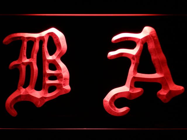 Boston Red Sox (6) LED Neon Sign USB - Red - TheLedHeroes