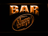 FREE Mountain Dew Bar LED Sign - Orange - TheLedHeroes