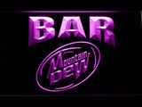 Mountain Dew Bar LED Neon Sign Electrical - Purple - TheLedHeroes