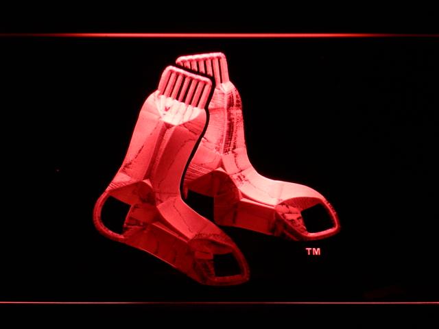 Boston Red Sox (7) LED Neon Sign USB - Red - TheLedHeroes