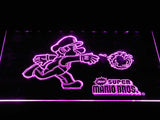 Super Mario Bros LED Sign - Purple - TheLedHeroes