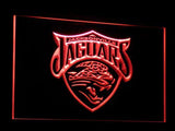 Jacksonville Jaguars LED Neon Sign Electrical - Red - TheLedHeroes