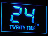 24 Twenty Four LED Neon Sign USB - Blue - TheLedHeroes