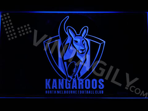 FREE North Melbourne FC LED Sign - Blue - TheLedHeroes