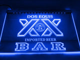 Dos Equis Bar LED Neon Sign Electrical - Blue - TheLedHeroes