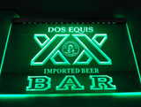 FREE Dos Equis Bar LED Sign - Green - TheLedHeroes