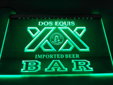 Dos Equis Bar LED Neon Sign USB - Green - TheLedHeroes