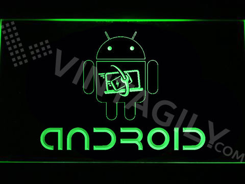 FREE Android LED Sign - Green - TheLedHeroes