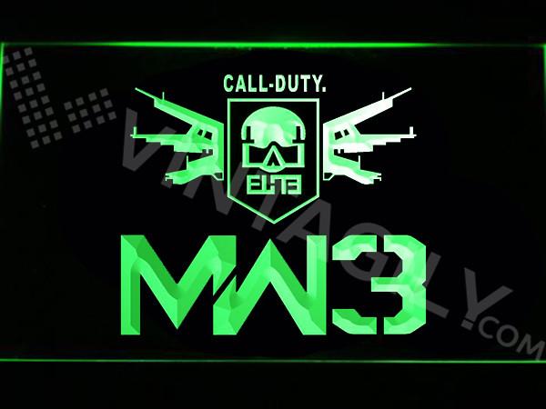 Call of Duty MW3 LED Neon Sign Electrical - Green - TheLedHeroes