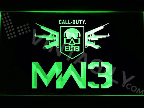 Call of Duty MW3 LED Sign - Green - TheLedHeroes