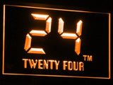 24 Twenty Four LED Neon Sign USB - Orange - TheLedHeroes