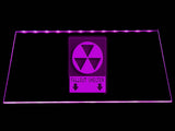 Fallout Shelter Sign LED Neon Sign USB - Purple - TheLedHeroes