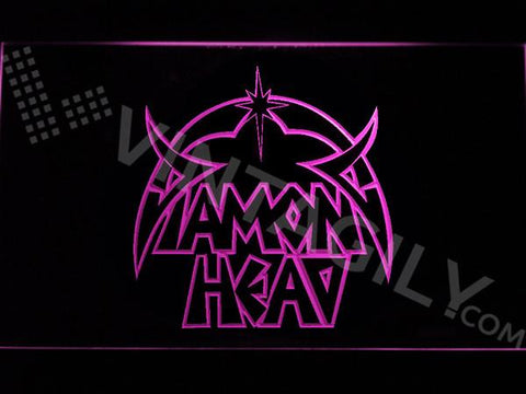 Diamond Head LED Neon Sign USB - Purple - TheLedHeroes