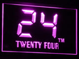 24 Twenty Four LED Neon Sign Electrical - Purple - TheLedHeroes