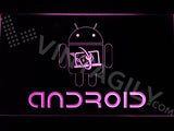 Android LED Sign - Purple - TheLedHeroes