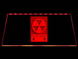 Fallout Shelter Sign LED Neon Sign USB - Red - TheLedHeroes