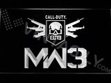 Call of Duty MW3 LED Neon Sign USB - White - TheLedHeroes