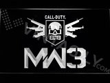 Call of Duty MW3 LED Neon Sign Electrical - White - TheLedHeroes