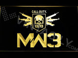 Call of Duty MW3 LED Neon Sign USB - Yellow - TheLedHeroes