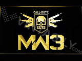 Call of Duty MW3 LED Neon Sign Electrical - Yellow - TheLedHeroes