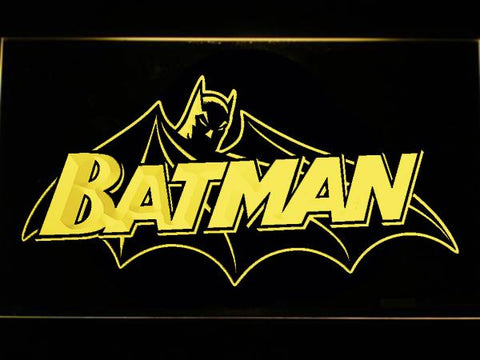 Batman 3 LED Neon Sign Electrical - Yellow - TheLedHeroes