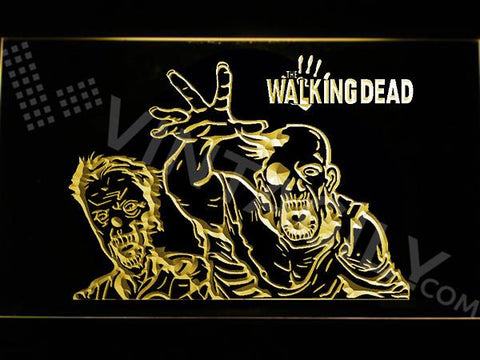 The Walking Dead 2 LED Neon Sign USB - Yellow - TheLedHeroes