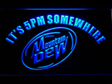 FREE Mountain Dew It's 5pm Somewhere LED Sign - Blue - TheLedHeroes