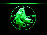 Boston Red Sox (8) LED Neon Sign USB - Green - TheLedHeroes