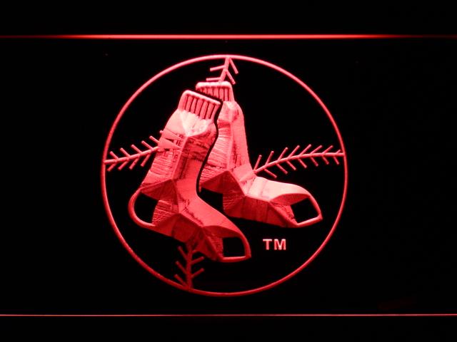 Boston Red Sox (8) LED Neon Sign USB - Red - TheLedHeroes