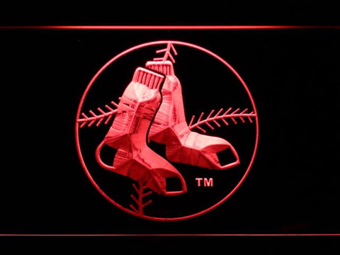 Boston Red Sox (8) LED Neon Sign USB - Red - TheLedHeroes